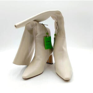 Sam Edelman Wide Calf White Knee High Boots Size 11 Women